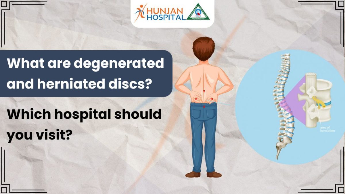 What are degenerated and herniated discs